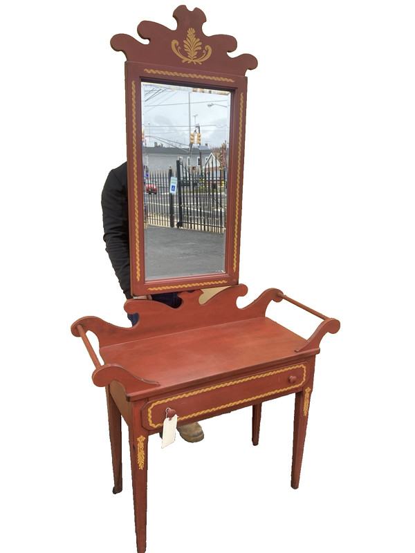 64013 ADAPTATION Lane Furniture Lamp Table Console with Mirror gallery