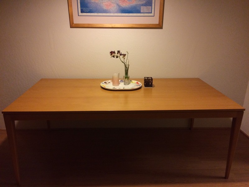 Now Reduced: Original Thonet Table Classic Design Solid Beech Wood