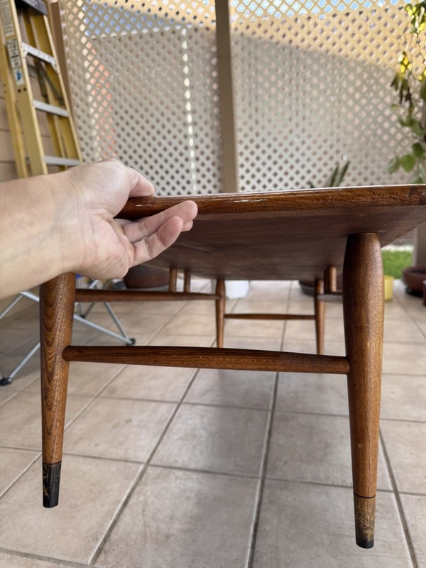 Vintage Mid Century Lane Acclaim Dovetail Walnut Coffee Table gallery