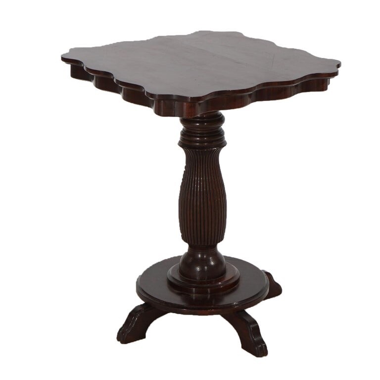 Antique Horner School Carved Oak Pedestal C1910 gallery