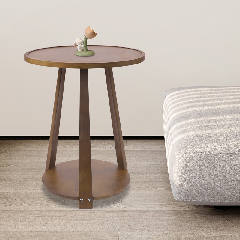 50x60cm Round Side Table, Side Table for Small Spaces, Modern Couch End Table gallery
