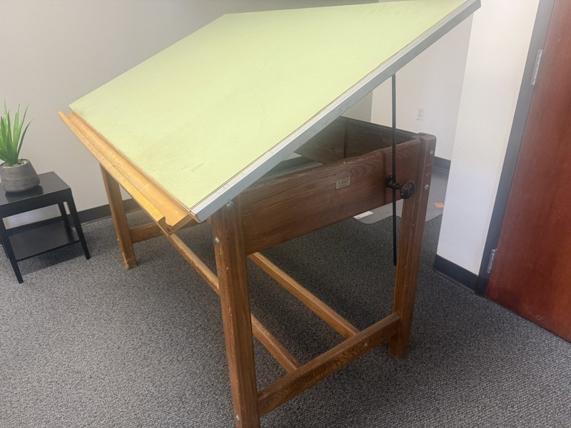 Antique Hamilton Mfg. Co. Drafting Table | Two Rivers, Wisconsin | 1930s–1950s | gallery