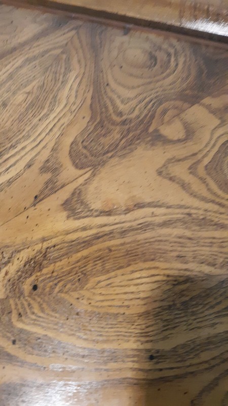 Vintage Altavista Lane Walnut Hexagonal Side Table gallery