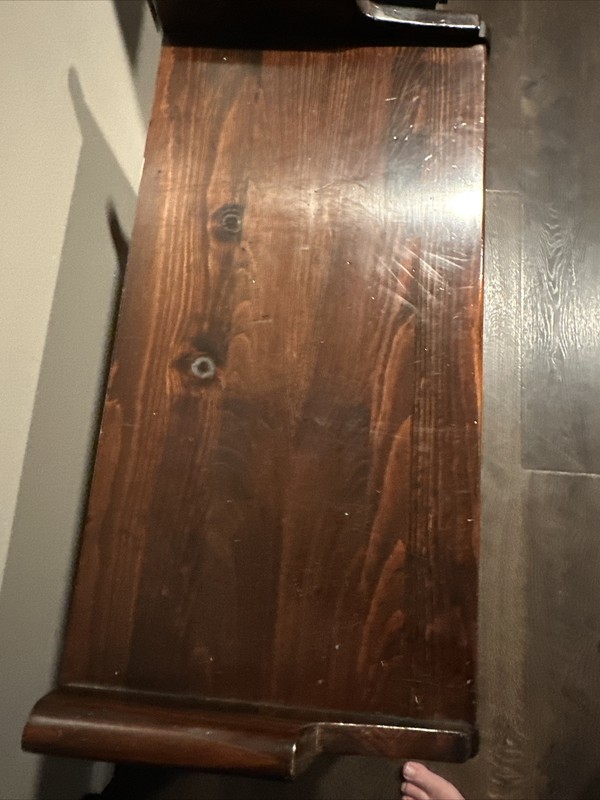Ethan Allen Pine Rolling Stand Item # 12-9016 - 32" L gallery