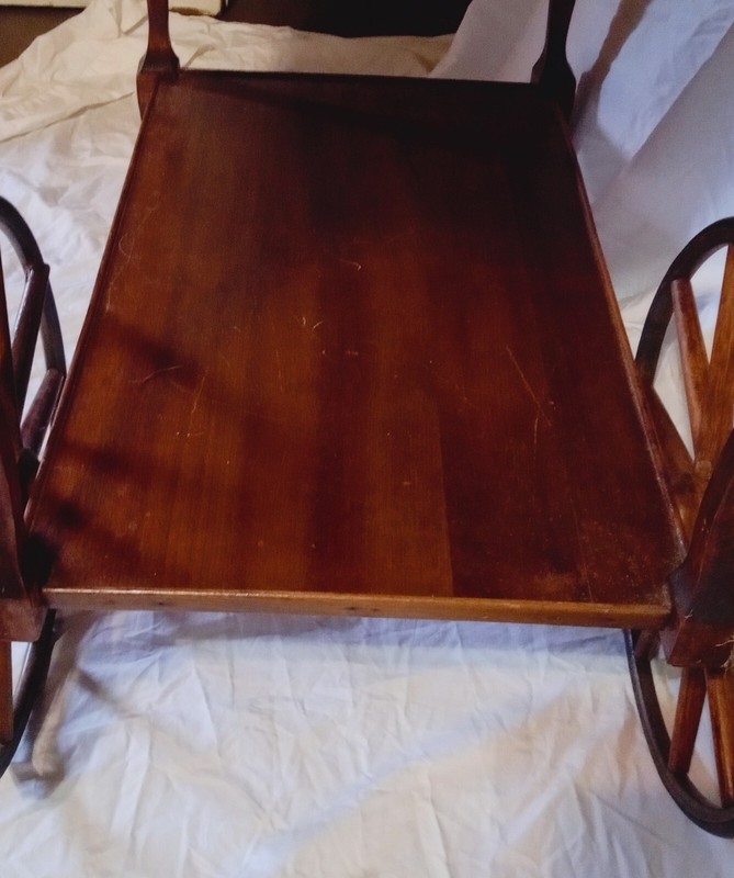 Oak Tea Cart Quarter Sawn gallery