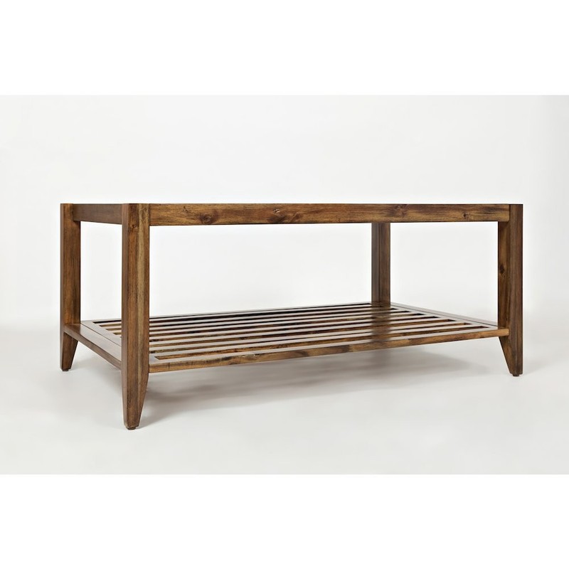 Beacon Street 45" Modern Essential Solid Wood Coffee Table gallery