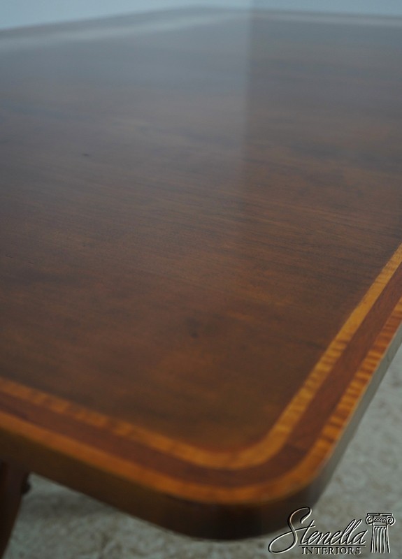 L70733: LARRY CROSSMAN Bench Made Mahogany Dining Room Table gallery