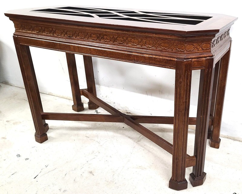 Vintage Mahogany Console Sofa Dining Table Base by UNIVERSAL FURNITURE gallery