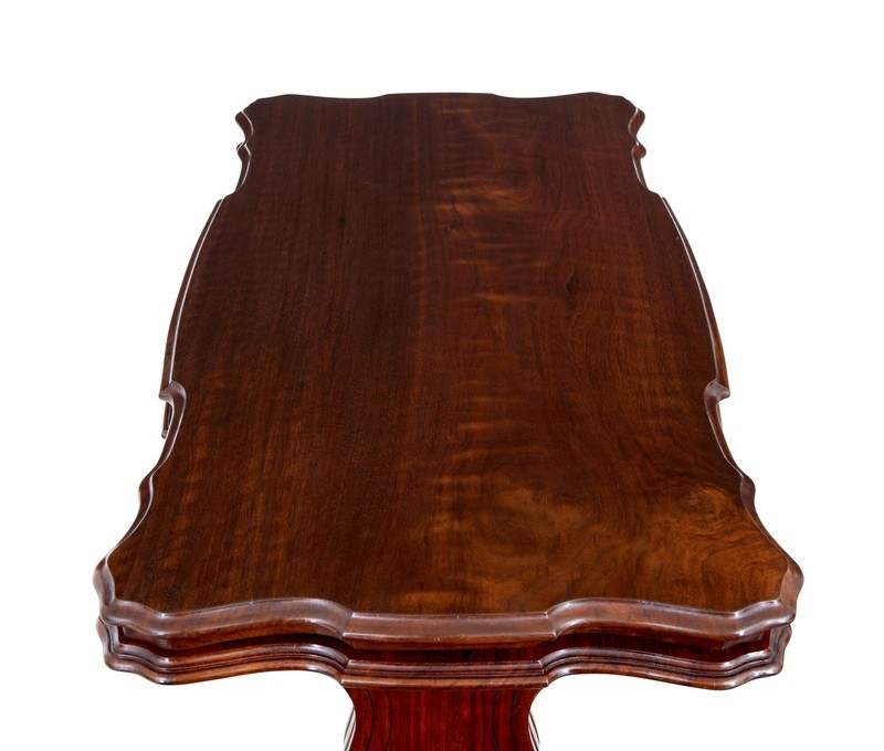 19TH CENTURY VICTORIAN WALNUT METAMORPHIC SERVING TABLE gallery
