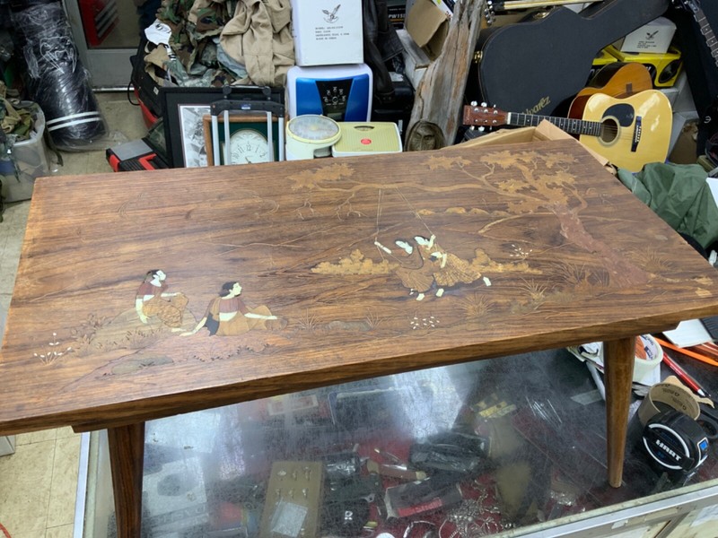RARE Vintage Vietnam Tables 30 x 14 3/8 x 15 5/8