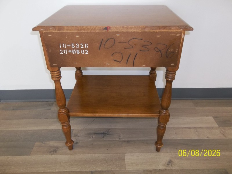 ETHAN ALLEN Heirloom Maple Nutmeg Colonial Early American Nightstand w/ Drawer gallery