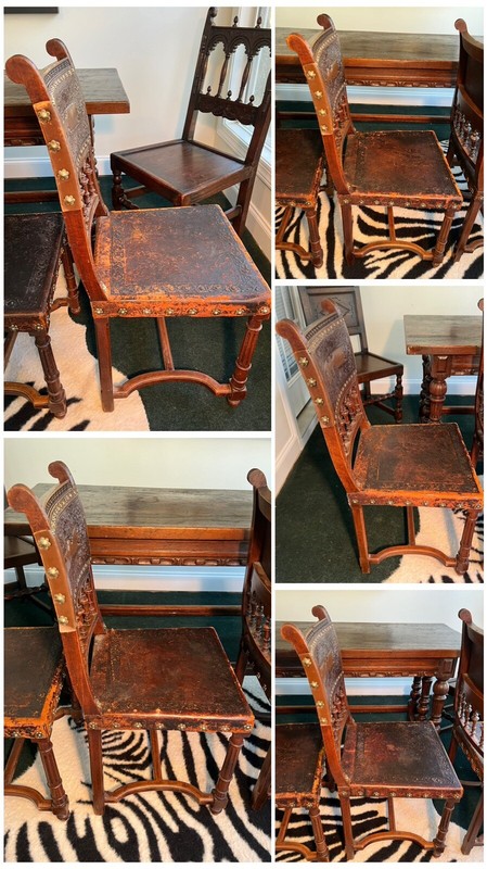 18th Antique English Oak Wood Refectory Table Refectory Dining Table Jacobean gallery