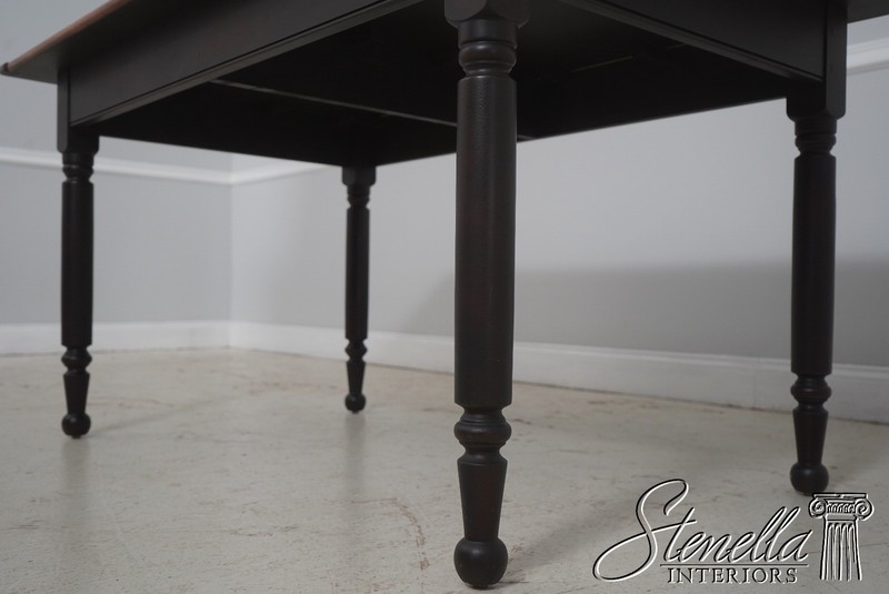 L71410: Vintage Tiger Maple Farmhouse Style Dining Table gallery