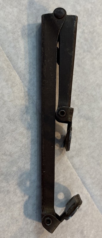 10 INCH VINTAGE DROP LEAF TABLE SUPPORTS, SPRING LOADED HINGE gallery