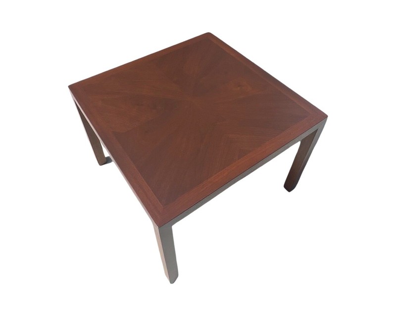 Mid Century Modern Lane Parsons Walnut Parquetry Coffee Table Restored