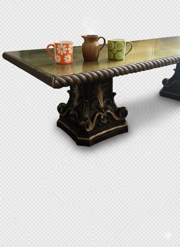 VTG 60s Eglomise Neoclassical Classic Italian Style Coffee Table Baroque Rococo
