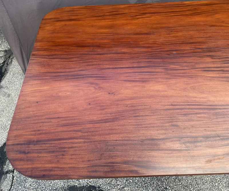 Fine Tilt Top Mahogany Breakfast Table with Fabulous Casters gallery