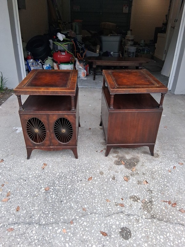 1930s Weiman Regency Style End Tables