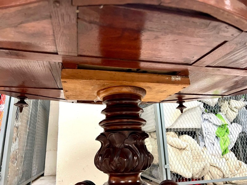 Antique Louis Philippe 1880’s Mahogany Table - Stunning French Design gallery