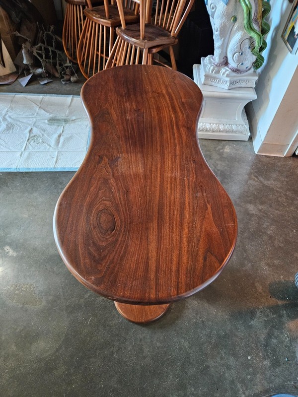 1980"S AMERICAN STUDIO CRAFT BENCH MADE TABLE gallery
