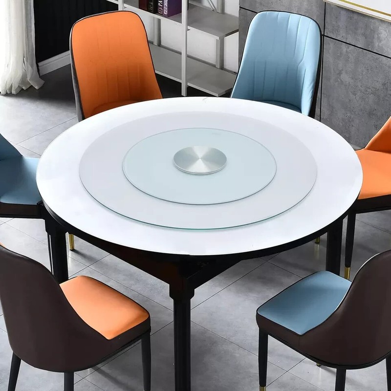 23″-31″ Glass Lazy Susan Turntable Dining Table Centerpiece Large Serving Plate
