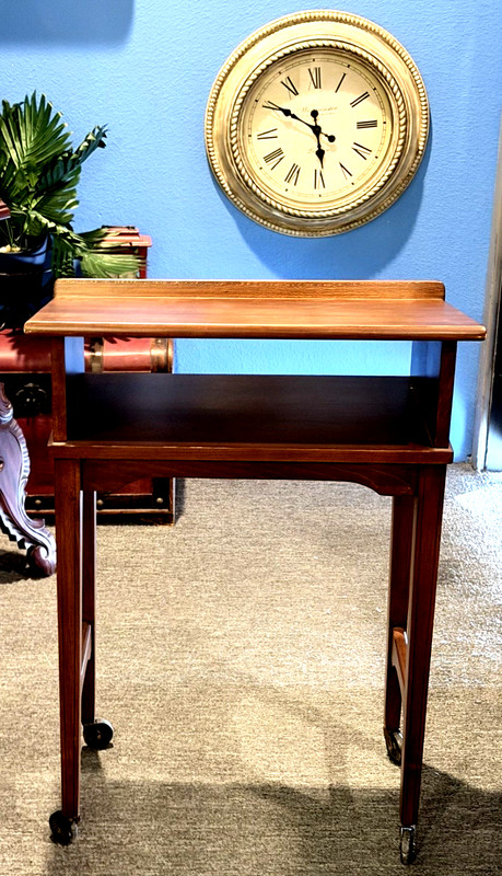 Mid Century Maple Podium 34x23x14 Rare Antique gallery