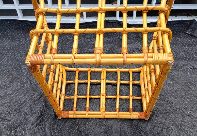 Vintage Brown Jordan Bamboo Coffee Table gallery