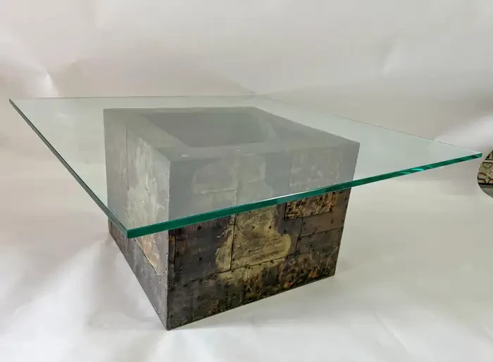 Paul Evans Patchwork Brutalist Center, Coffee or Cocktail Table for Directional gallery
