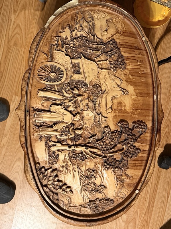 This Is A Beautiful Vintage Oriental Side Table Decor