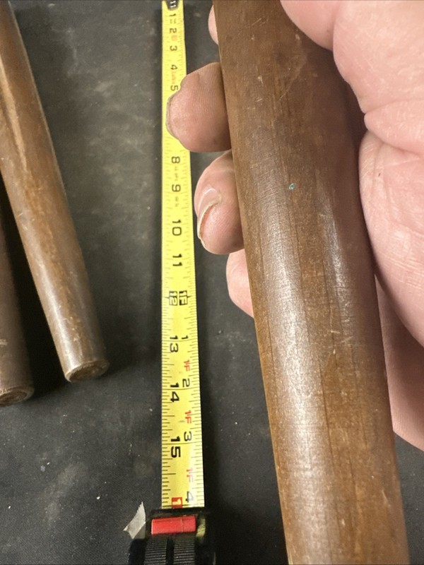 Vintage Post Century Modern Table Legs 14” Wood Set Of 4 1970s gallery