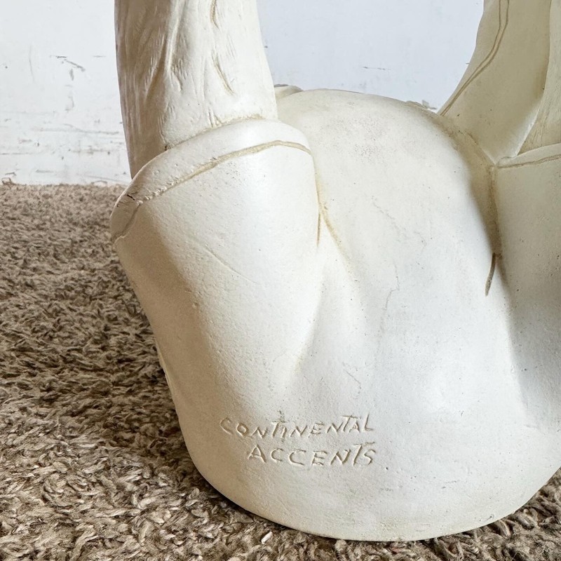 Boho Regency Plaster Monkey Tables by Continental Accents - a Pair gallery