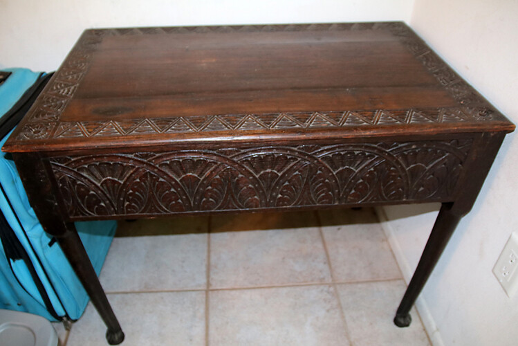 Antique Tea Table English wooden heirloom 1800’s to early 1900’s