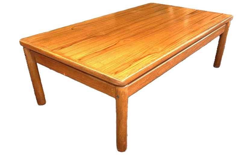 Danish Modern Teak Coffee Table Trioh Made in Denmark Mid Century