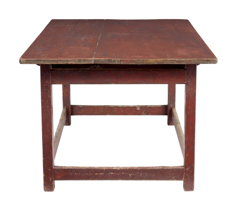 LARGE 19TH CENTURY SCANDINAVIAN PINE PAINTED TABLE gallery