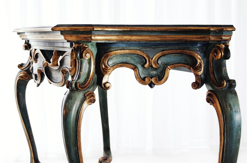 French Antique Rococo Mirror Hall Console Table Louis XV Sty Trumeau Bridgerton gallery