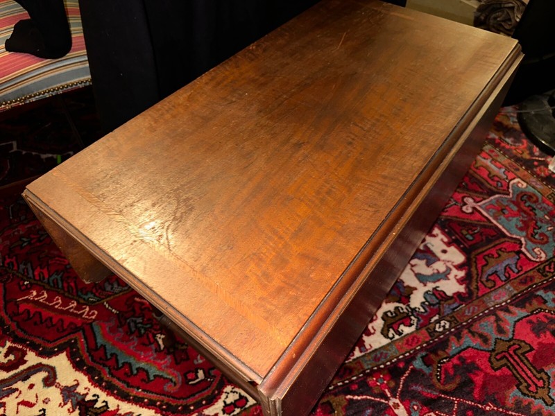 Henredon Folio Four Vintage Gate Leg Table Pembroke Drop Leaf Display Made USA