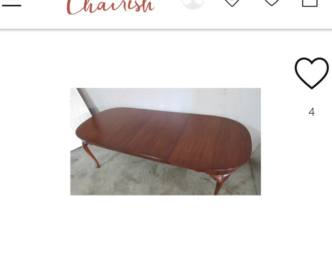 Henkel Harris Queen Anne Style Mahogany Extendable Oval Dining Table