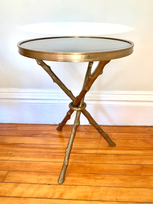 Modern BRASS TWIG TABLE gallery