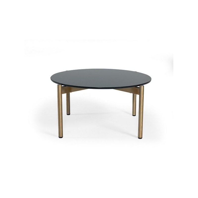 Modrest Denzel - Black Marble + Gold Coffee Table gallery