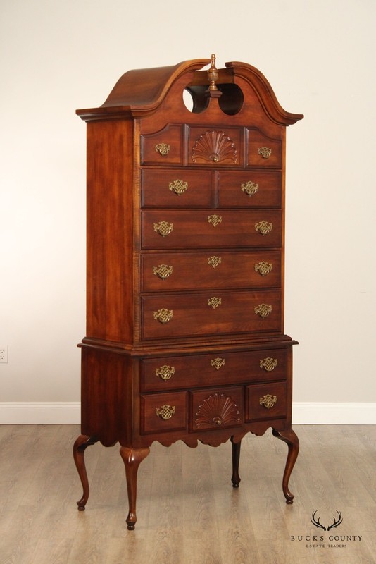 American Drew Queen Anne Style Cherry Highboy Chest gallery