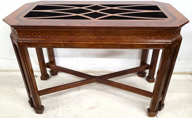 Vintage Mahogany Console Sofa Dining Table Base by UNIVERSAL FURNITURE gallery