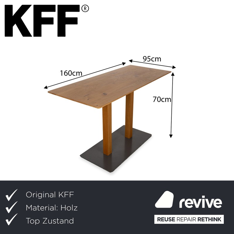 KFF ASCO System Module Plus Wooden Dining Table Brown gallery