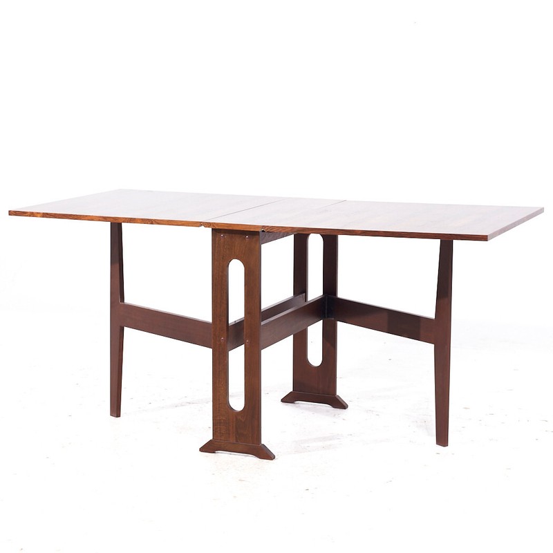 Mid Century Danish Rosewood Gate Leg Dining Table gallery