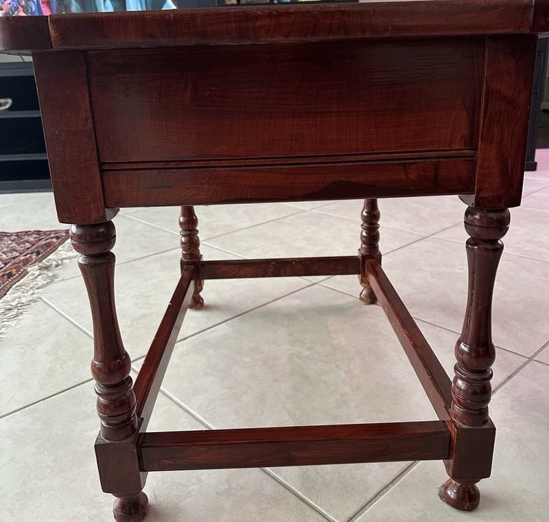 Lane American Folk Art Licensed Reproduction Antique Wood Side Table w/ Drawer gallery
