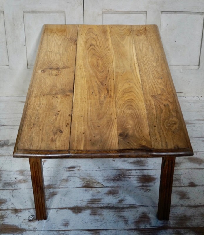 Antique French Chestnut Occasional Table gallery