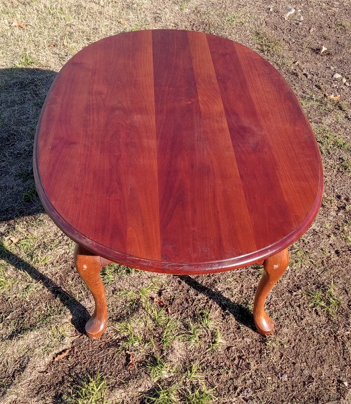 Mid Century Cherry Oval Coffee Table (CT399) gallery