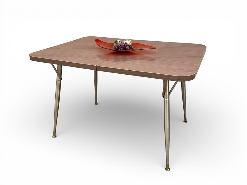 Vintage MCM Dinette Table w Leaf Formica By Heywood-Wakefield 1950s Made in USA gallery