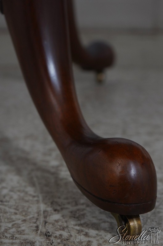 L70733: LARRY CROSSMAN Bench Made Mahogany Dining Room Table gallery