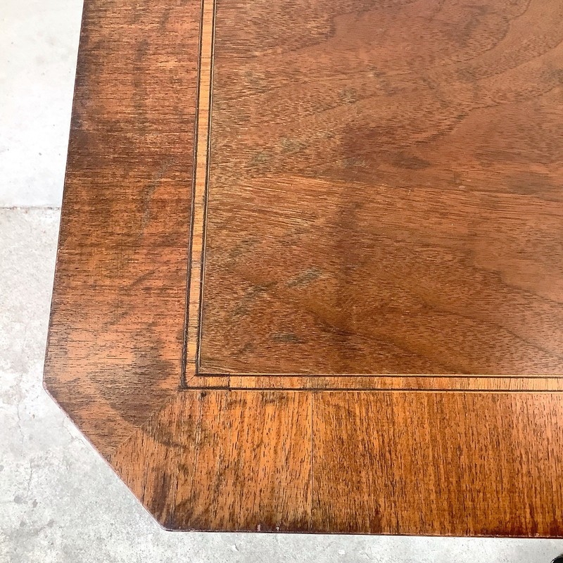 72” Carved Renaissance Revival Dining Table – Scroll Legs & Stretcher gallery