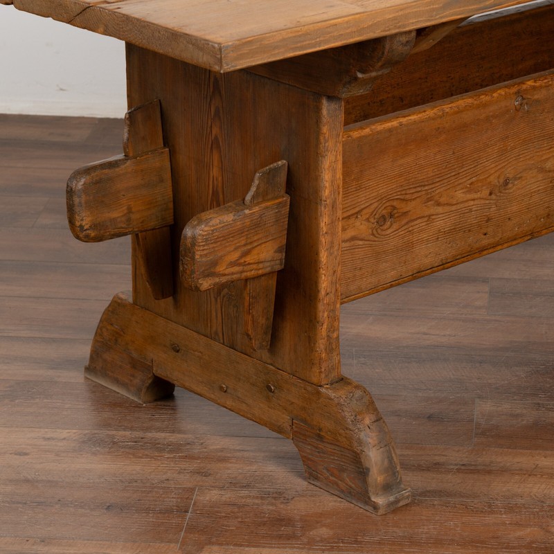 Antique Pine Farm Kitchen Dining Table, Sweden circa 1800-20 gallery